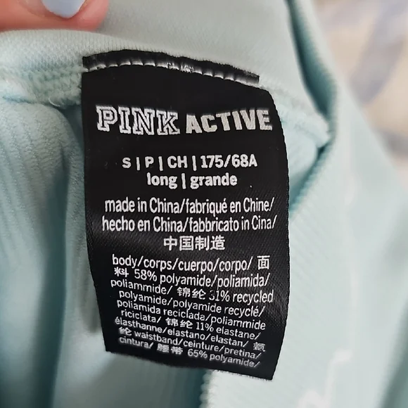 PINK Set-Leggings & Crop Racerback Athletic Top - Picture 10 of 11